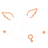 Footer, HER White logo